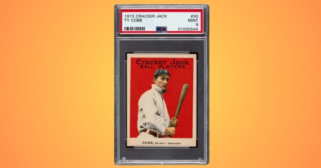 1915 CRACKER JACK TY COBB 30