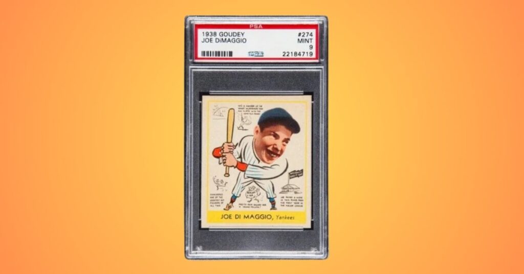 1938 Goudey Joe Dimaggio