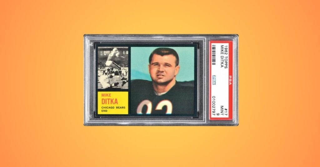 1962 Topps Mike Ditka #17