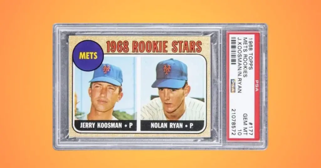 1968 Topps 177 Nolan Ryan Rookie Card