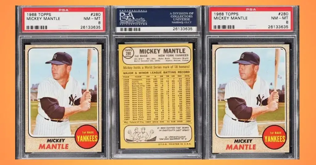 Mickey Mantle baseball card