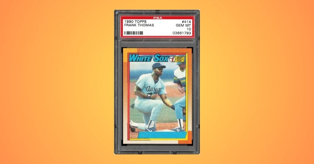 1990 Topps Frank Thomas No Name on Front #414