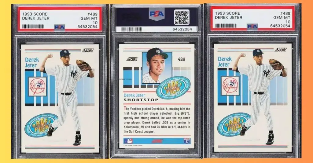 1993 Score Derek Jeter ROOKIE 489 PSA 10 GEM MINT