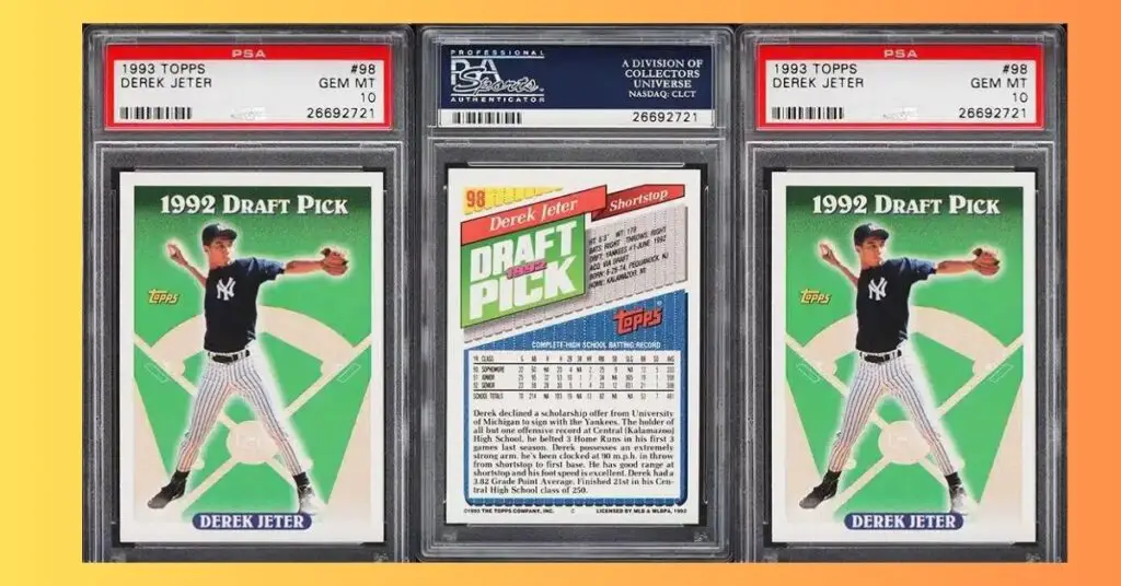 1993 Topps Derek Jeter ROOKIE 98 PSA 10 GEM MINT