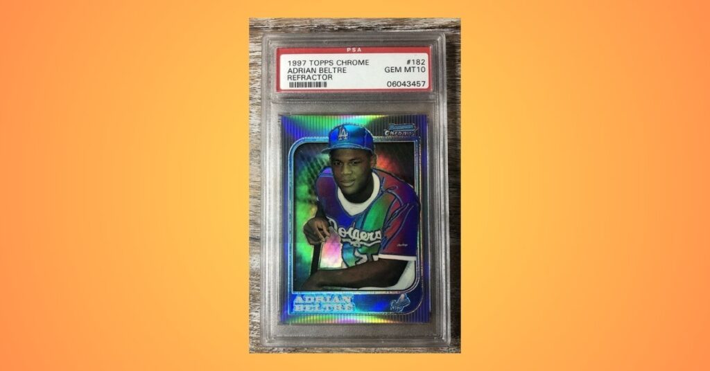 1997 Bowman Chrome Adrian Beltre Rookie Card Refractor #182