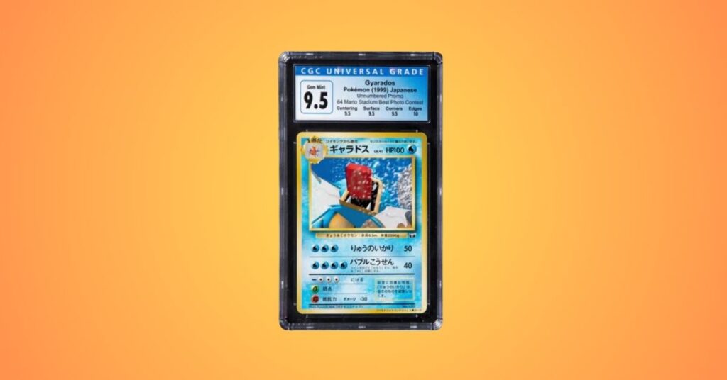 1999 Pokémon Gyarados Unnumbered Promo 64 Mario Stadium Best Photo Contest