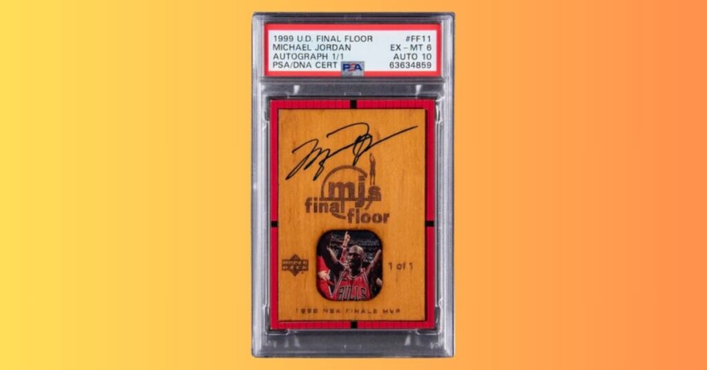 1999 Upper Deck Final Floor Autograph #FF11 Michael Jordan Signed Relic Card 1 1