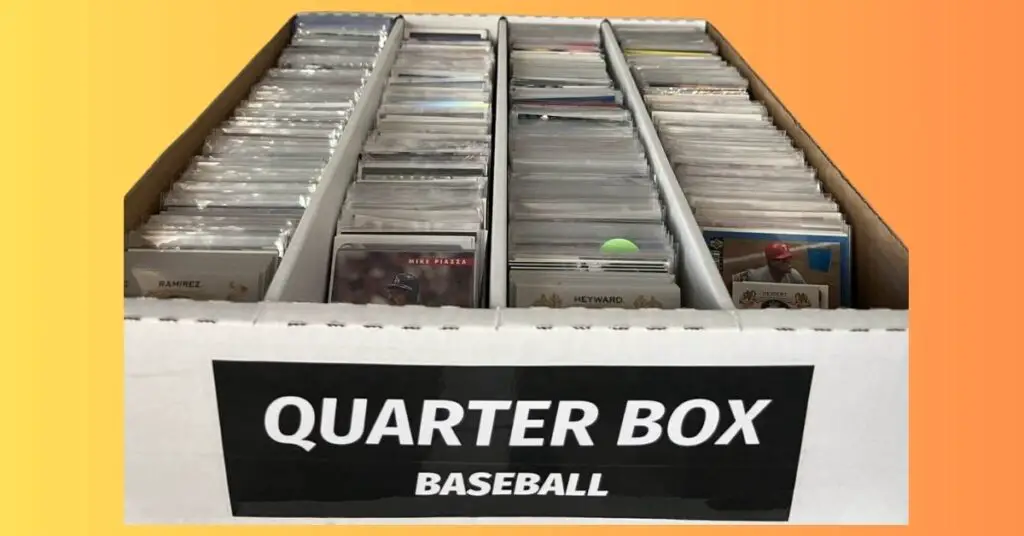 Quarter boxes baseball cards