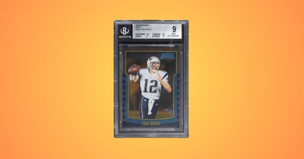 2000 Bowman Gold Tom Brady 