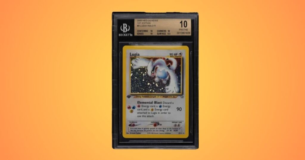 2000 Pokemon Neo Genesis 1st Edition #9 Lugia Holo