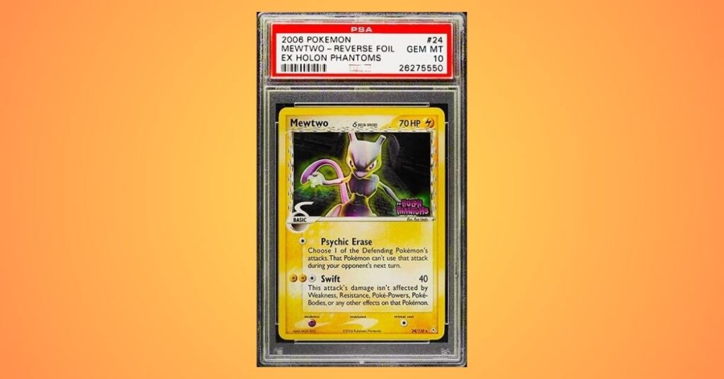 2005 EX Holon Phantom Mewtwo reverse foil #24