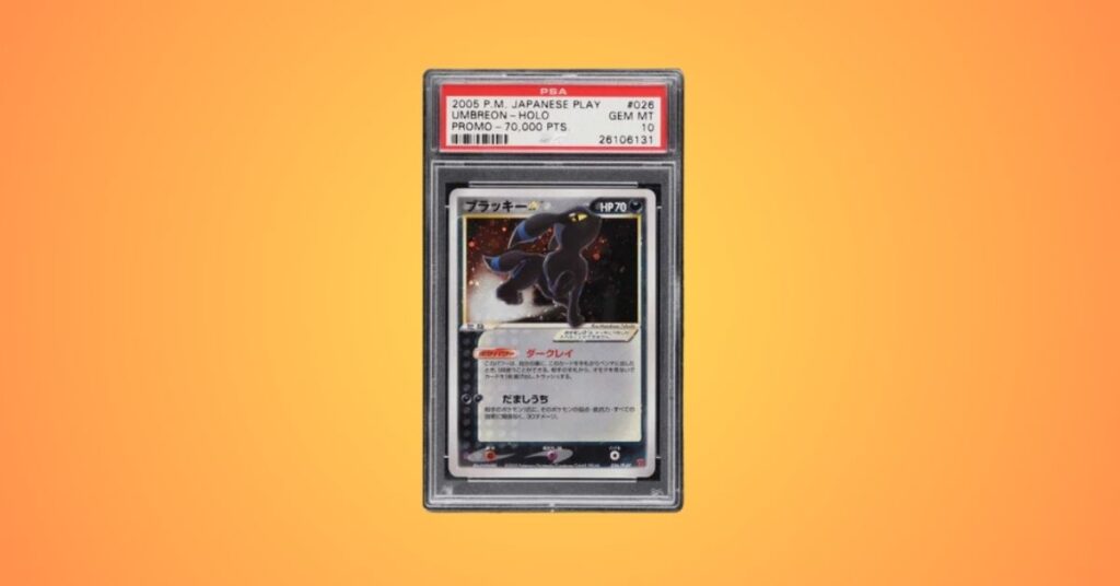 2005 Pokemon Japanese Play Umbreon Holo - Promo 70,000pts