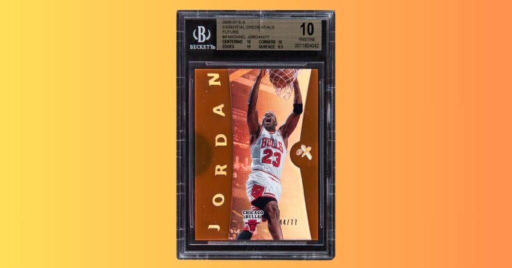 2006 E-X Essential Credentials Future Michael Jordan