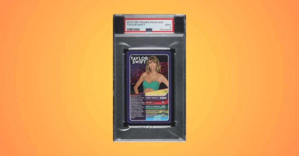 2015 Top Trumps Popstars Taylor Swift PSA 9