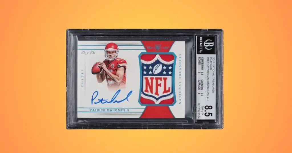 2017 National Treasures Platinum Patrick Mahomes