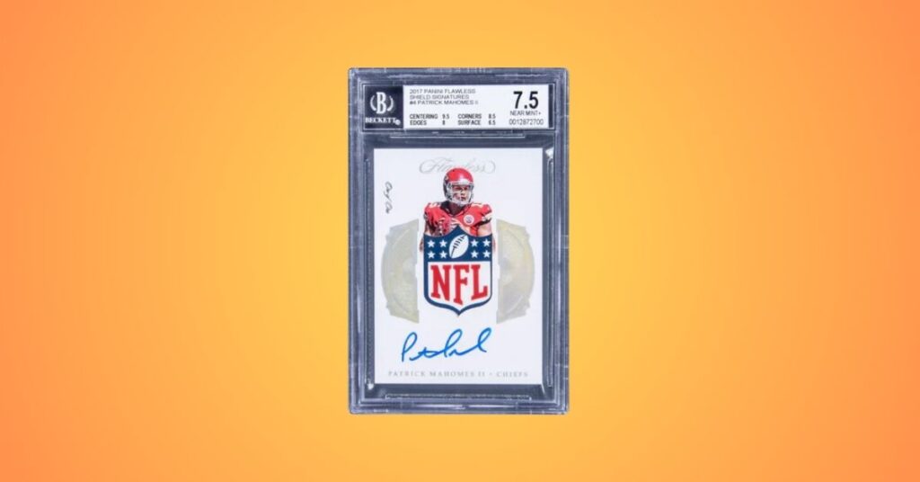  2017 Panini Flawless Shield Signatures Patrick Mahomes 