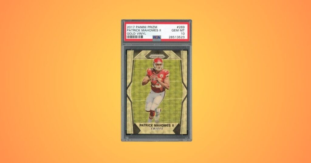 2017 Panini Prizm Gold Vinyl Patrick Mahomes Ii #269