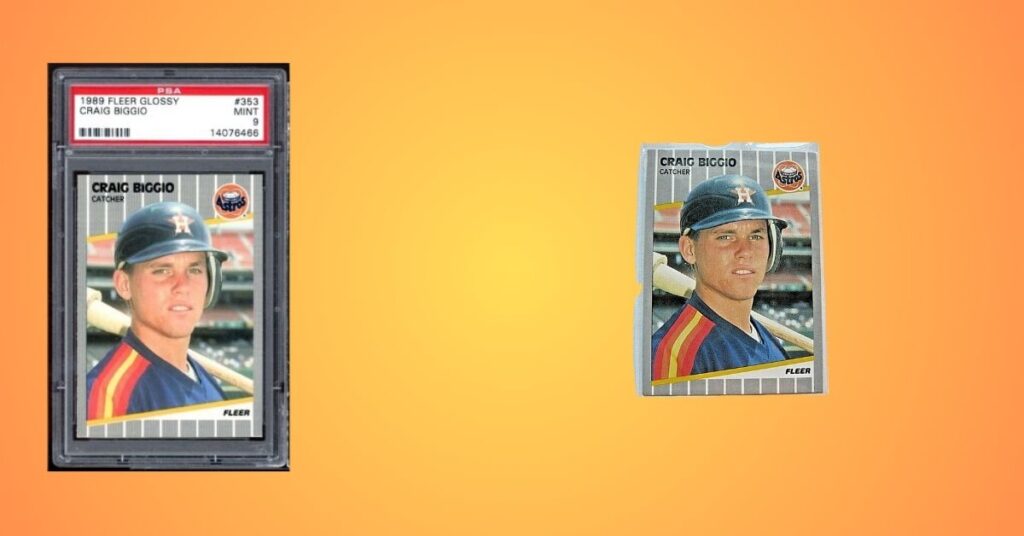 Craig Biggio's 1989 Fleer Baseball card