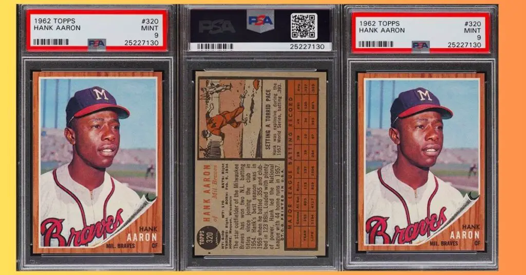 1962 Topps Hank Aaron 320 PSA 9