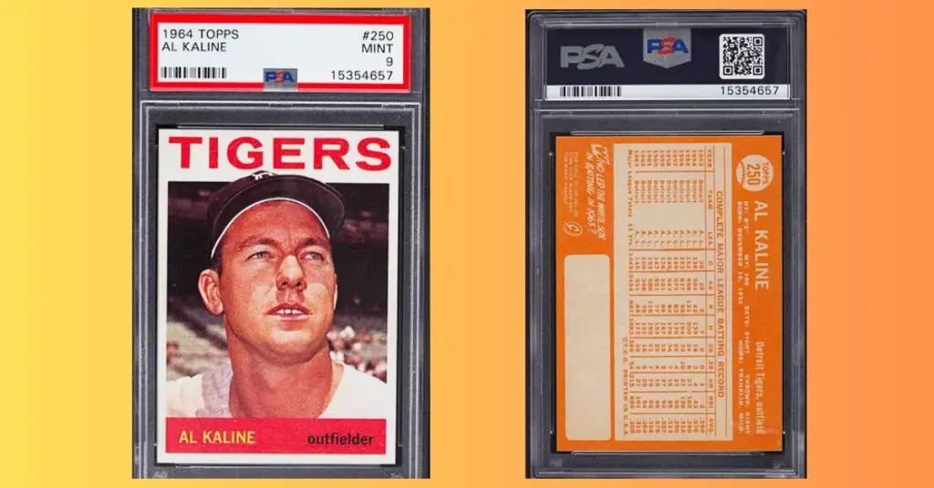 1964 Topps Al Kaline 250 PSA 9