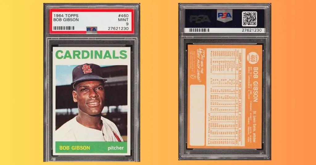 1964 Topps Bob Gibson 460 PSA 9