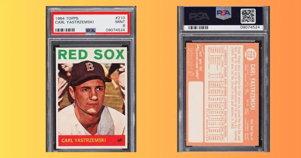 1964 Topps Carl Yastrzemski 210 PSA 9