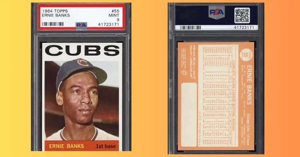 1964 Topps Ernie Banks 55 PSA 9