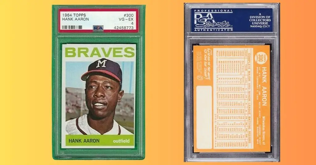 1964 Topps Hank Aaron 300 PSA 9