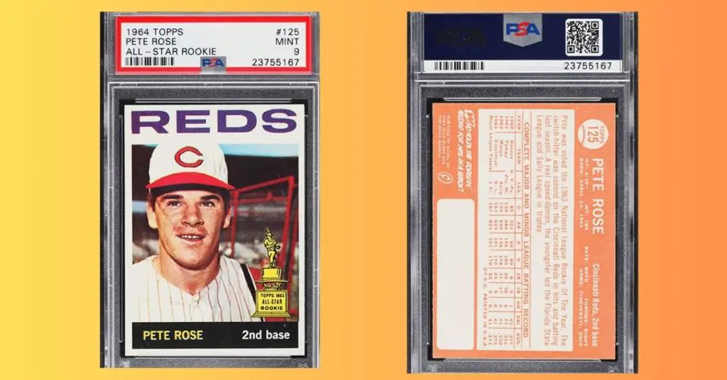 1964 Topps Pete Rose 125 PSA 9