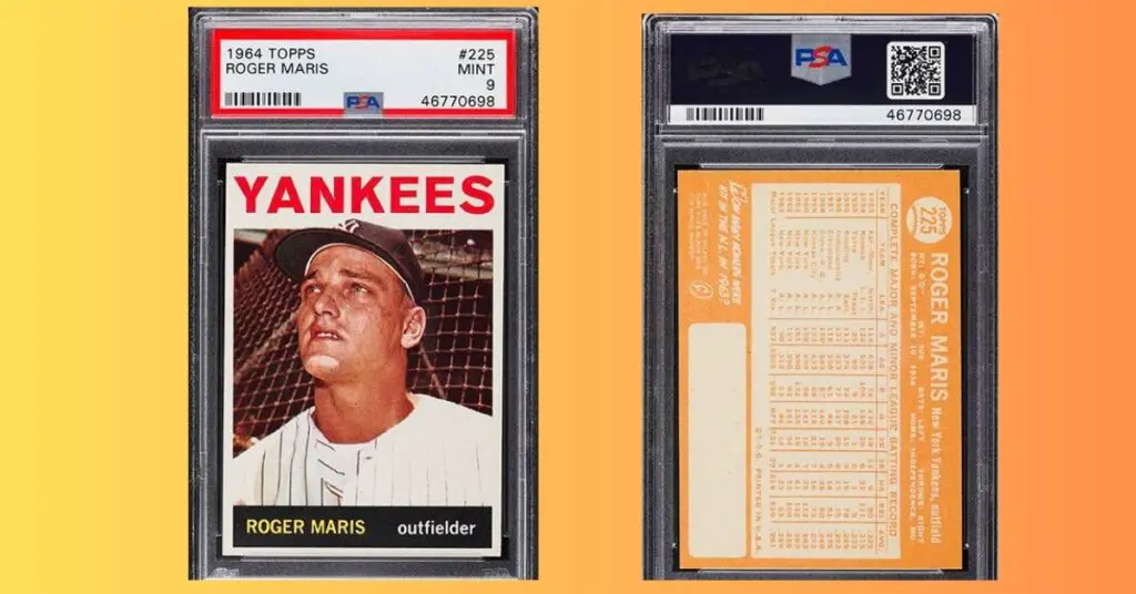 1964 Topps Roger Maris 225 PSA 9