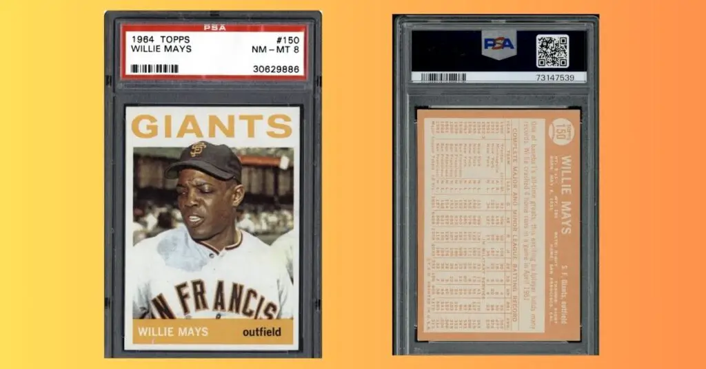 1964 Topps Willie Mays 150 PSA 9