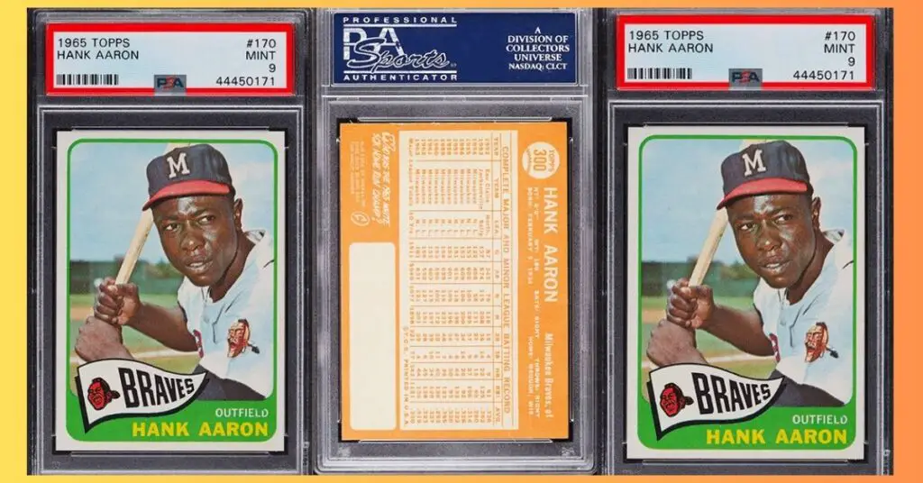 1965 Topps Hank Aaron 170 PSA 9