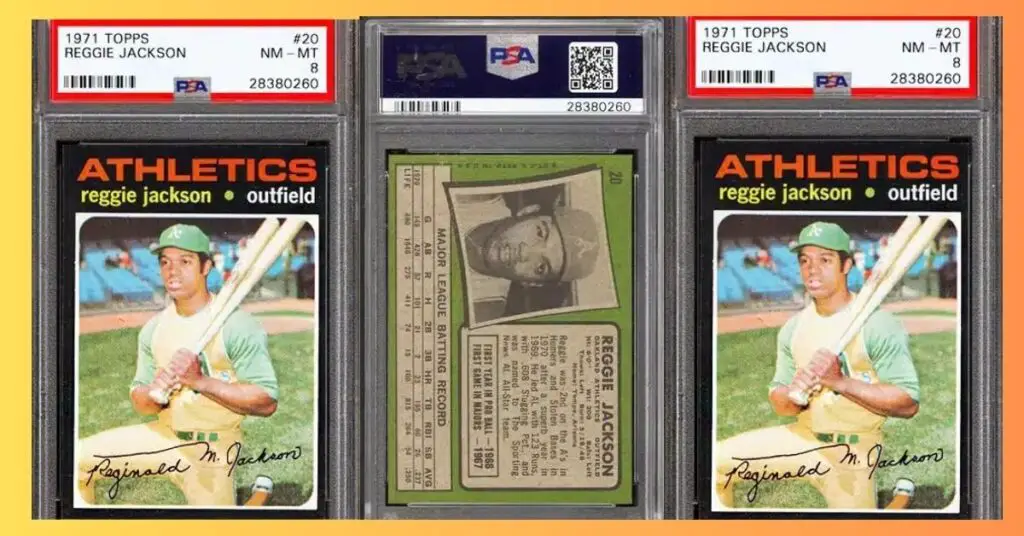 1971 Topps Reggie Jackson 20 PSA 9 