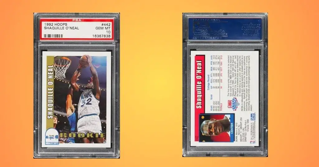 Shaquille O Neal Rookie Card VALUE