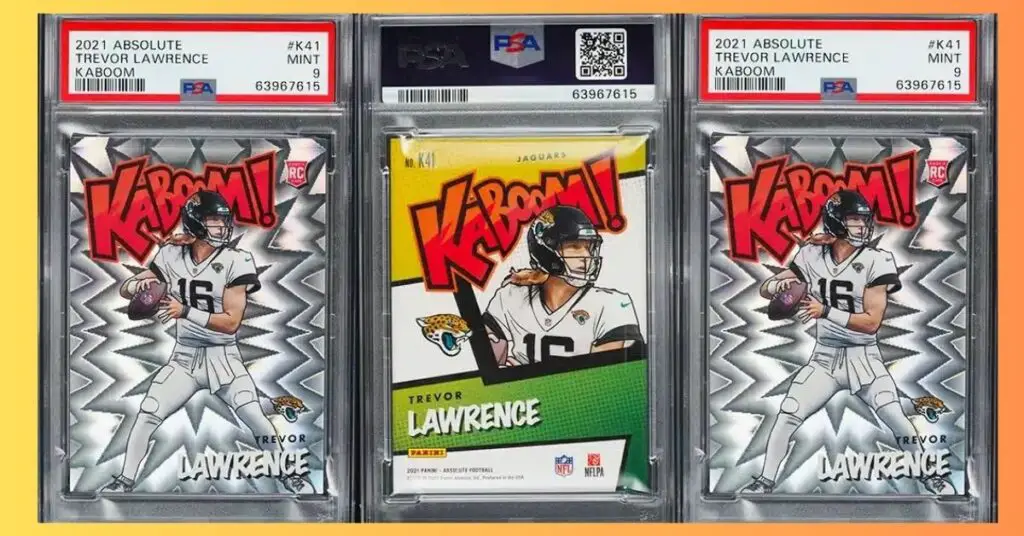 2021 Absolute Kaboom Trevor Lawrence ROOKIE K41 PSA 9 MINT