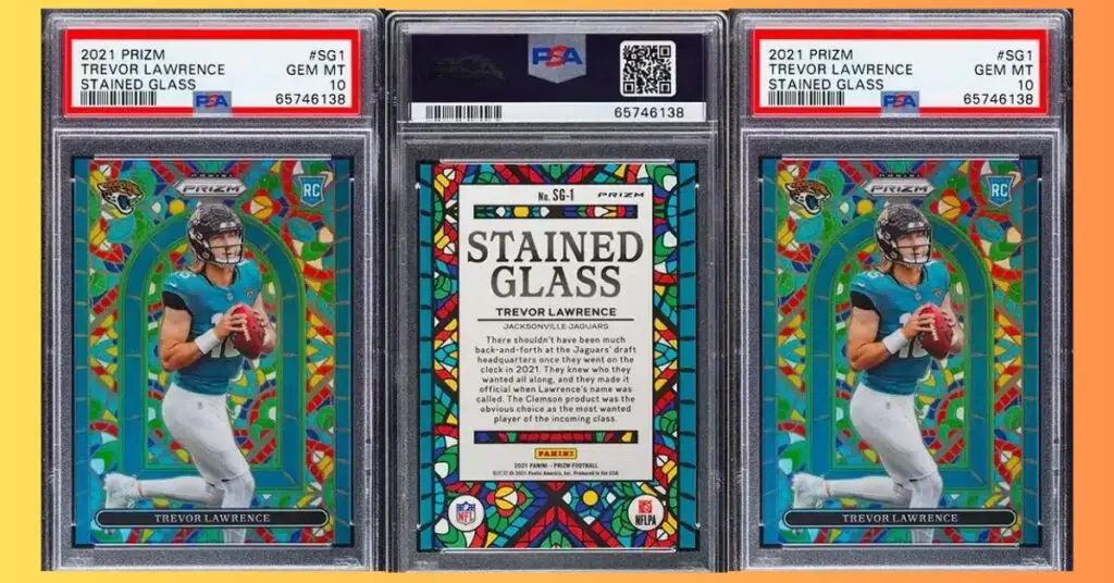 2021 Panini Prizm Stained Glass Trevor Lawrence ROOKIE SG 1 PSA 10 GEM MINT