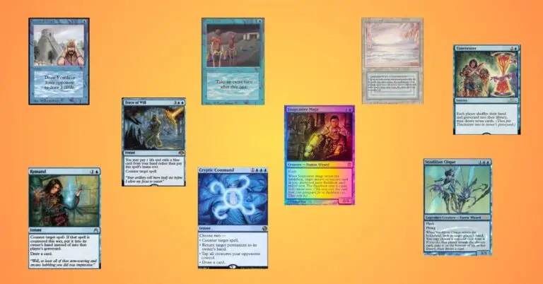 Blue Deck Magic the Gathering cards