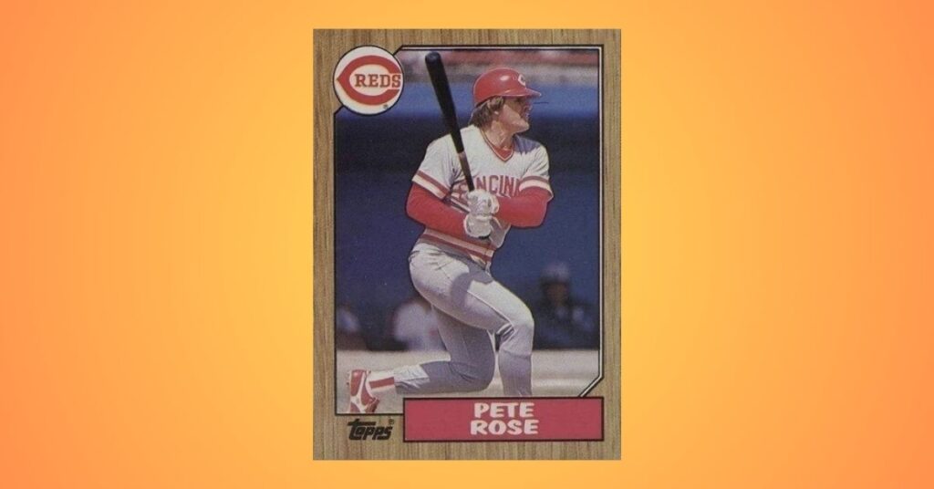 1987 Topps #200 Pete Rose