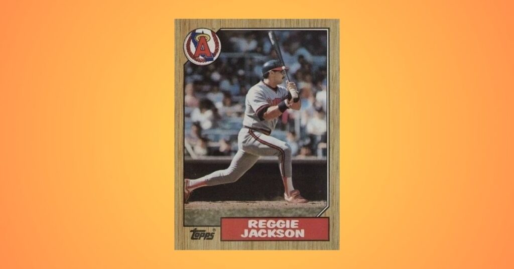 1987 Topps #300 Reggie Jackson