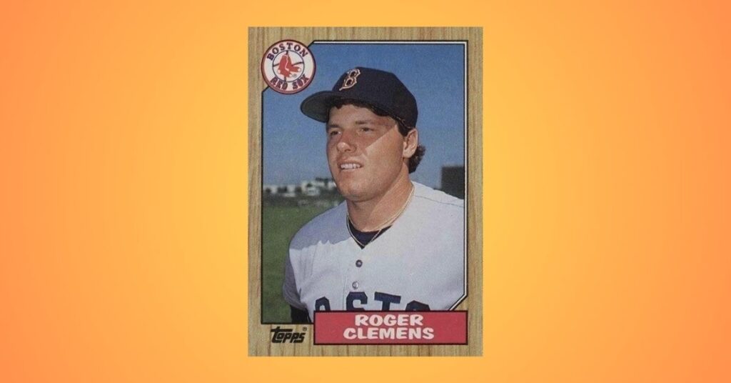 1987 Topps #340 Roger Clemens