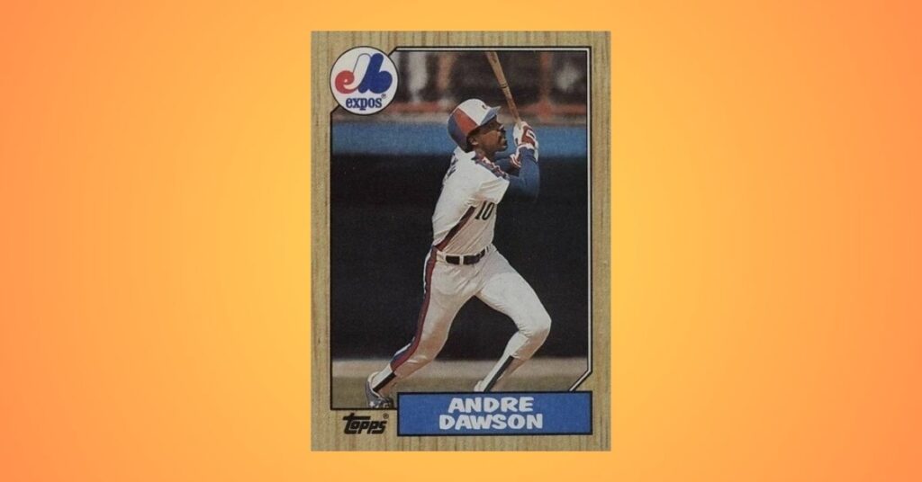 1987 Topps #345 Andre Dawson