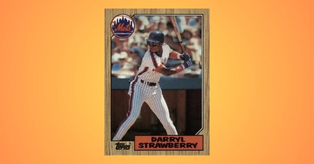 1987 Topps #460 Darryl Strawberry