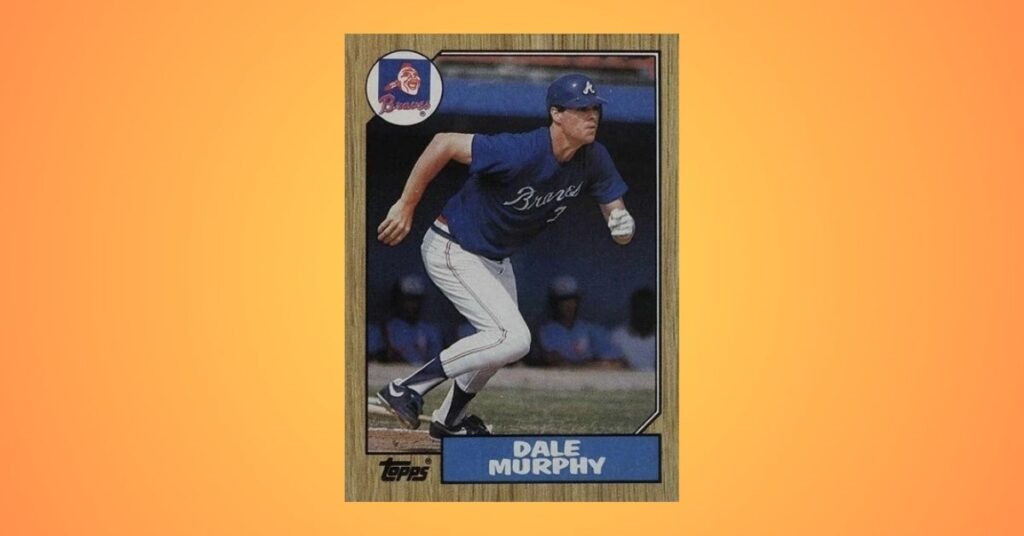 1987 Topps #490 Dale Murphy