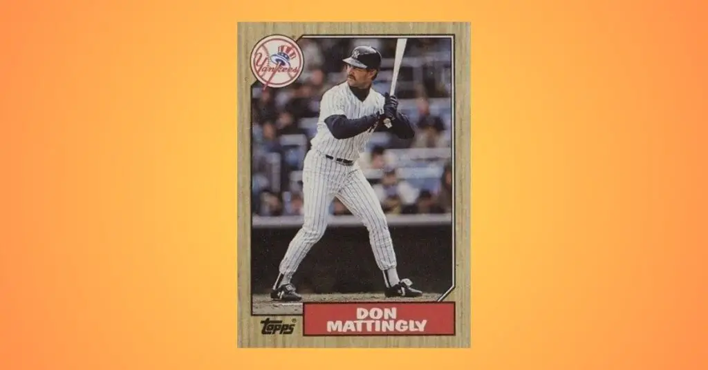 1987 Topps #500 Don Mattingly