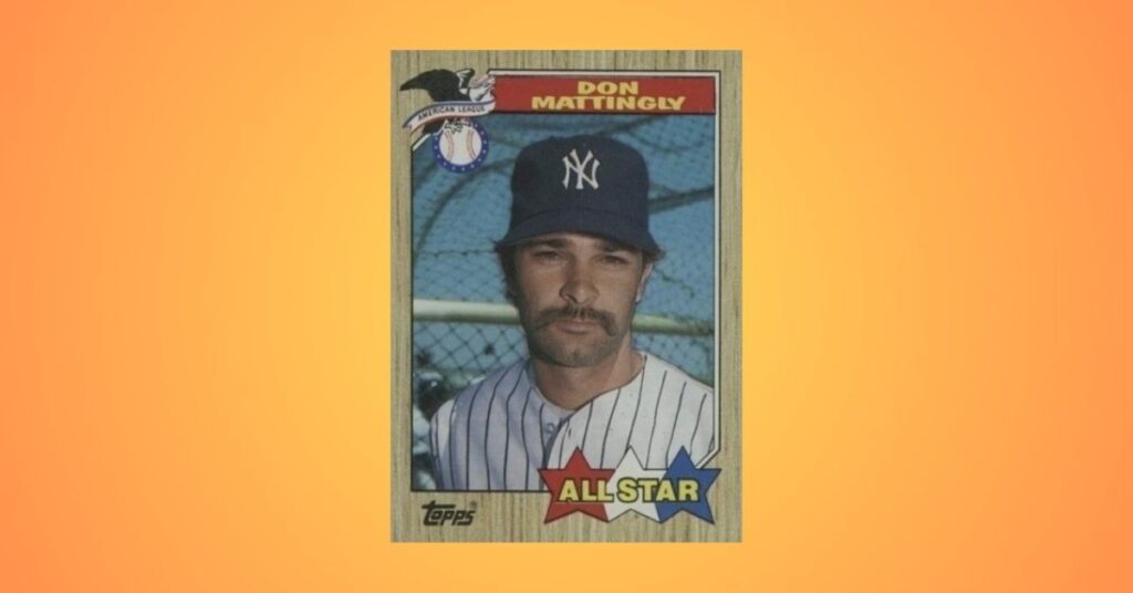 1987 Topps #606 Don Mattingly All-Star (No TM