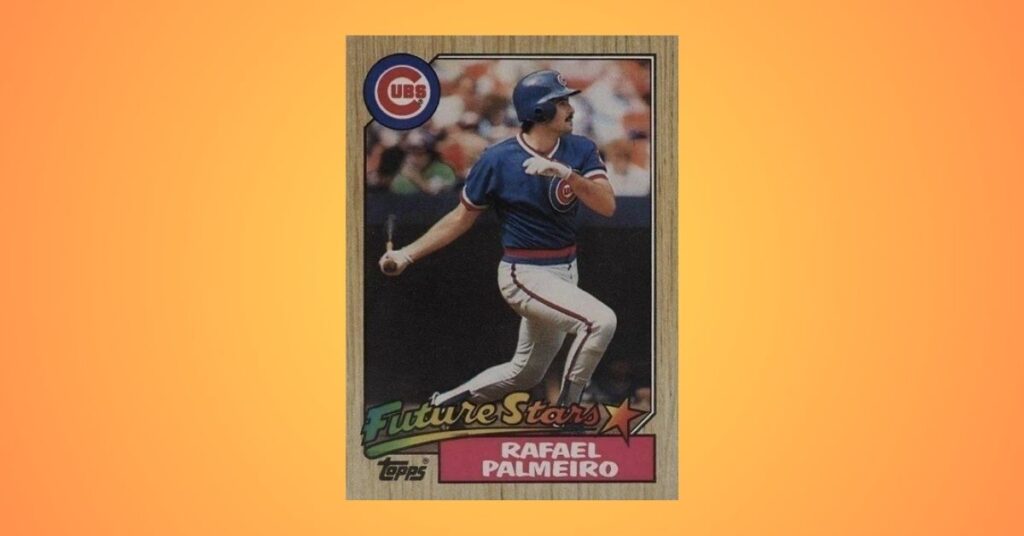 1987 Topps #634 Rafael Palmeiro Rookie Card