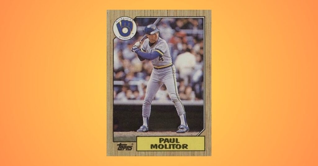 1987 Topps #741 Paul Molitor