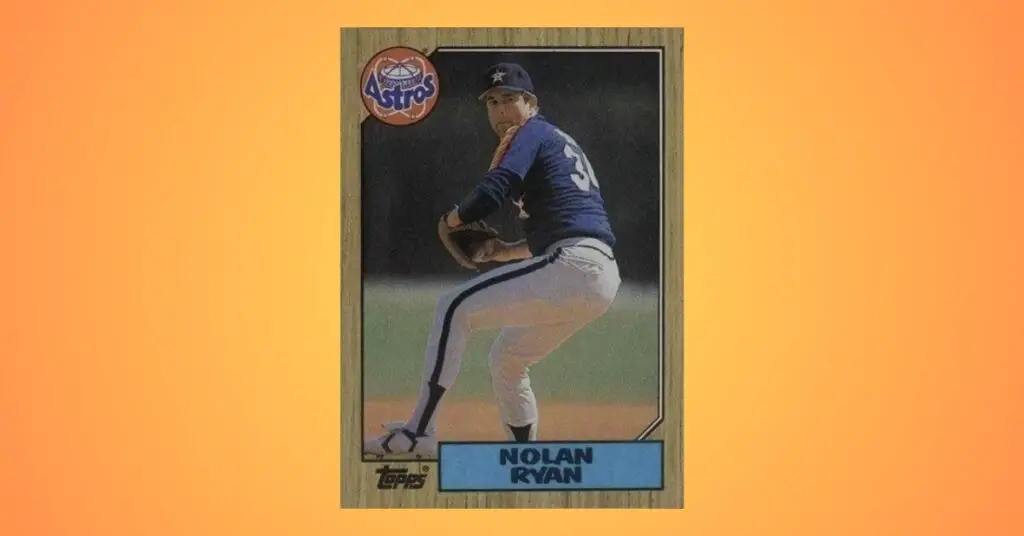 1987 Topps #757 Nolan Ryan