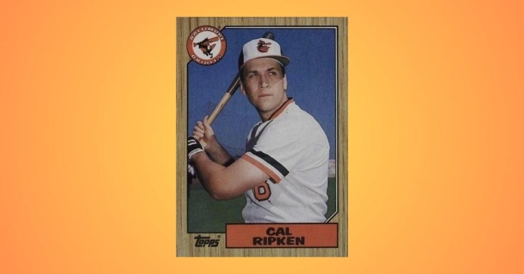 1987 Topps #784 Cal Ripken Jr.