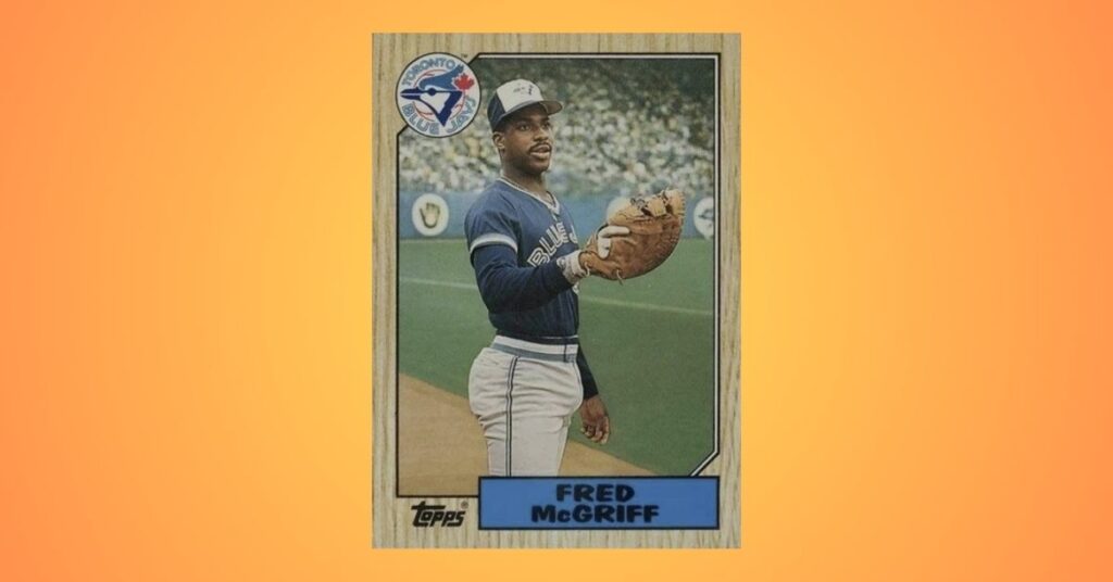 1987 Topps Traded #74T Fred McGriff Rookie Card